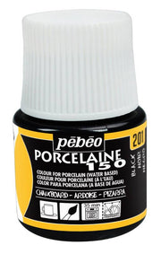 Pebeo Porcelaine 150 Fırınlanabilir Porselen Boyası 45 ml 201 Chalkboard Black