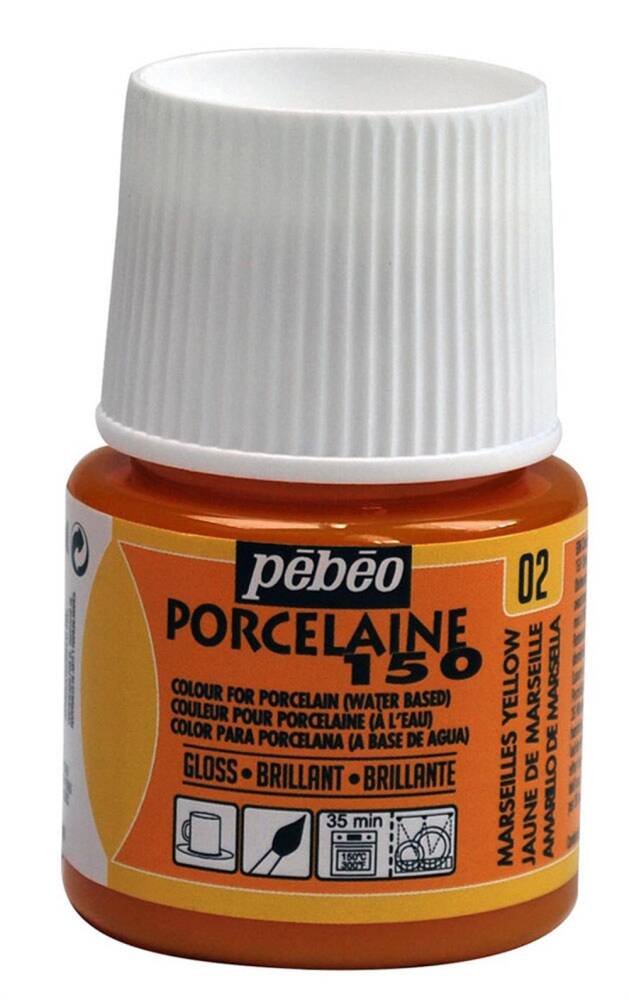 Pebeo Porcelaine 150 Fırınlanabilir Porselen Boyası 45 ml Marseille Yellow