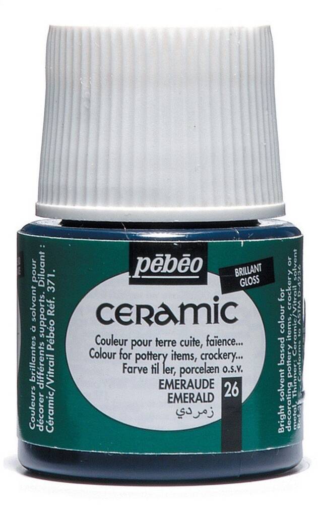 Pebeo Seramik Boyası 45 ml Emerald