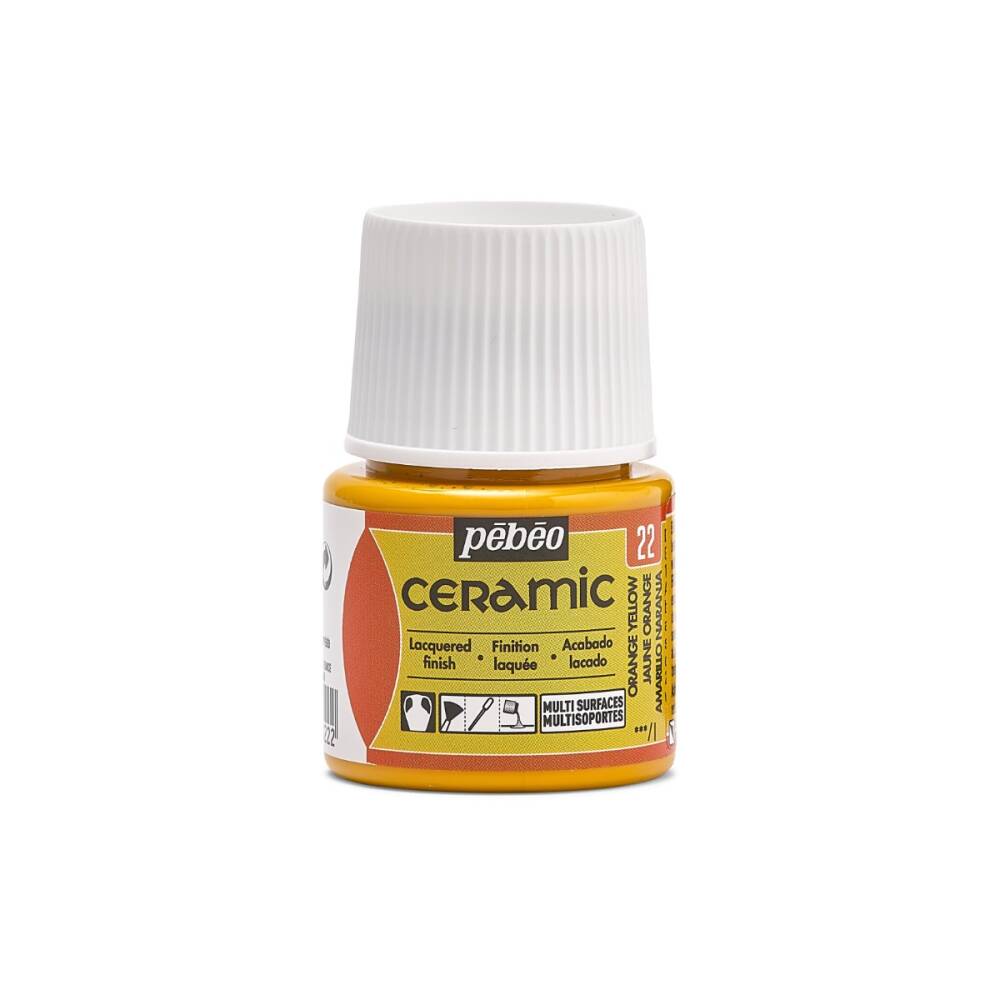 Pebeo Seramik Boyası 45 ml 22 Orange Yellow