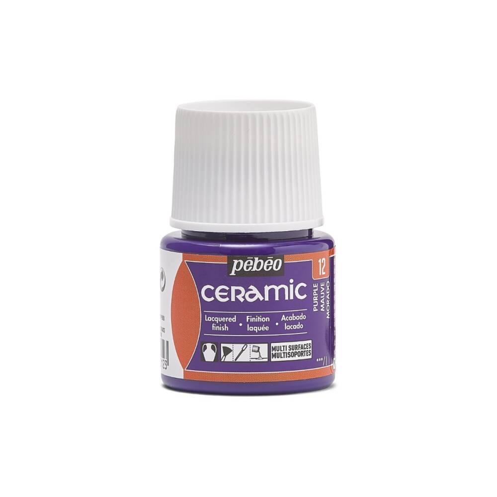 Pebeo Seramik Boyası 45 ml 12 Purple