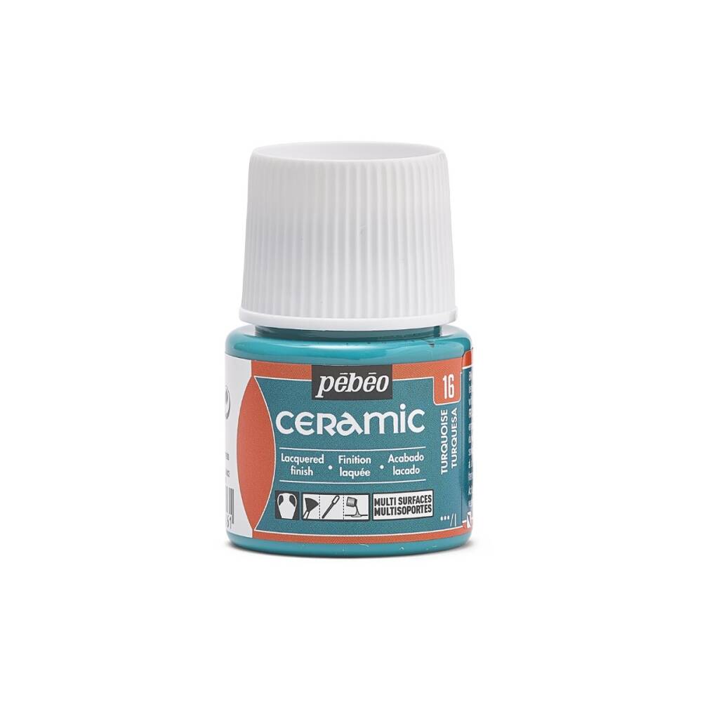 Pebeo Seramik Boyası 45 ml 16 Turquoise