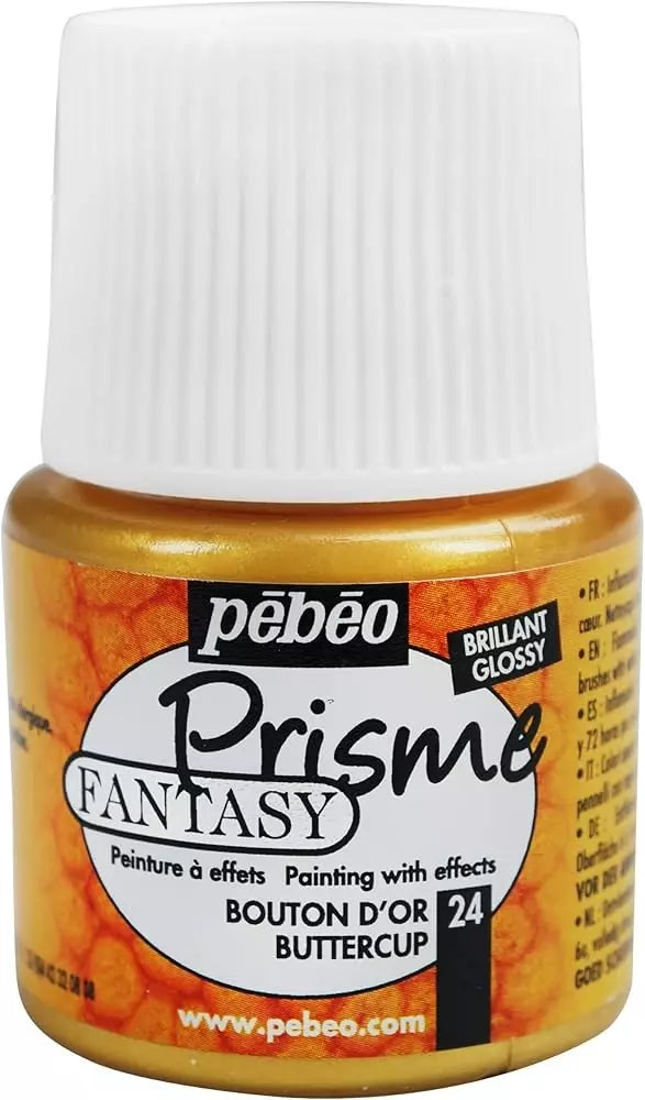 Pebeo Vitrail Kumaş Boyası 45 ml Bouton d'or