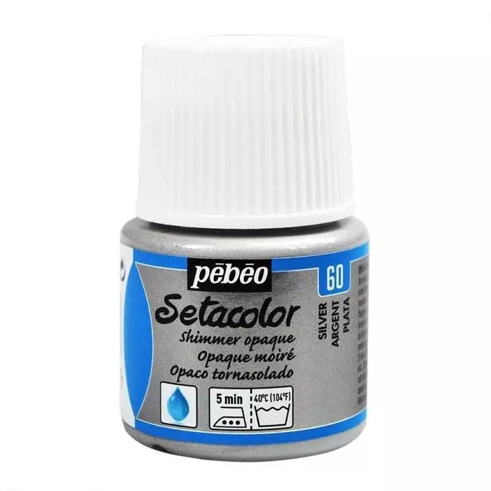 Pebeo Setacolor Opak Kumaş Boyası 45 ml YD Argent Moire