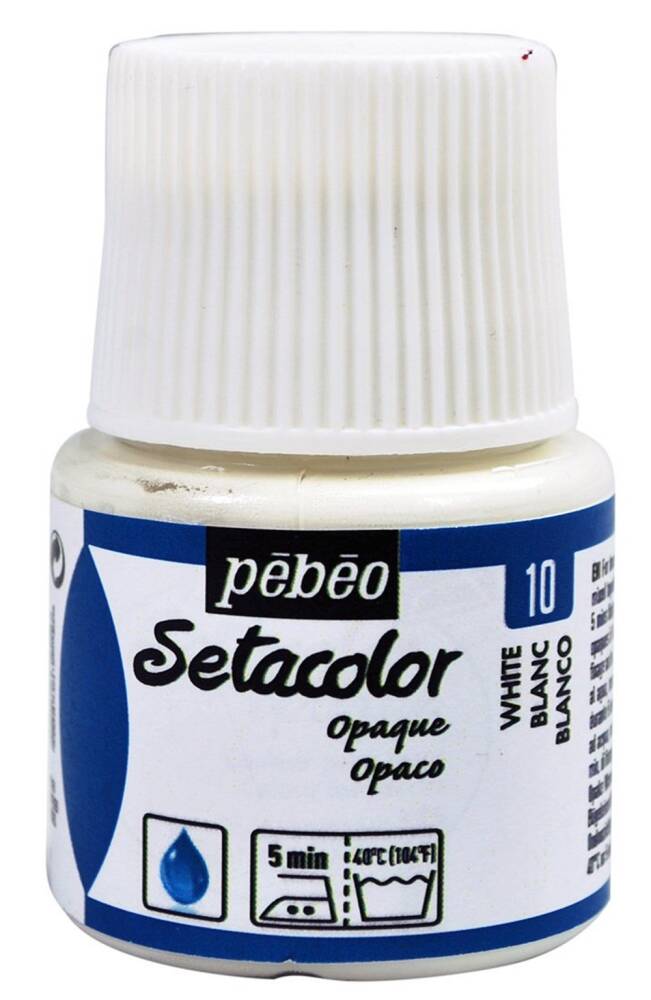 Pebeo Kumaş Boyası Opak 45 ml Blanc Titane