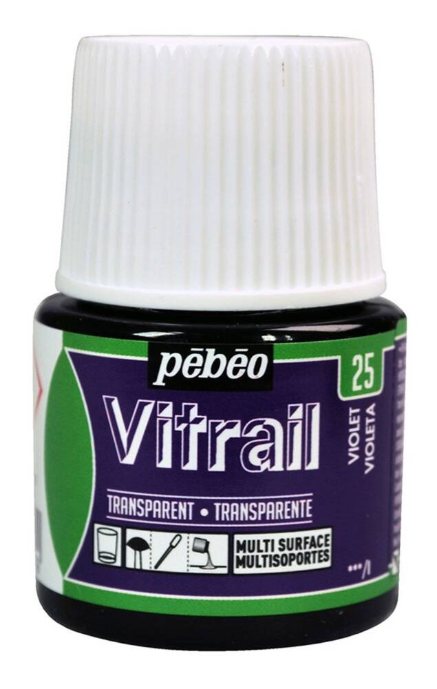 Pebeo Vitrail Cam Boyası 45 ml 25 Violet