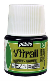 Pebeo Vitrail Cam Boyası 45 ml 34 Apple Green