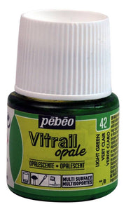 Pebeo Vitrail Cam Boyası 45 ml 42 Opak (Örtücü) Light Green