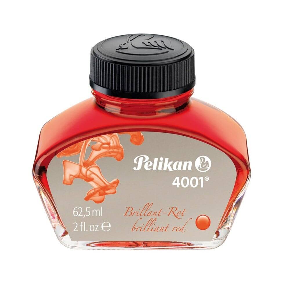 Pelikan 4001 Dolmakalem Mürekkebi 30 ml Kırmızı