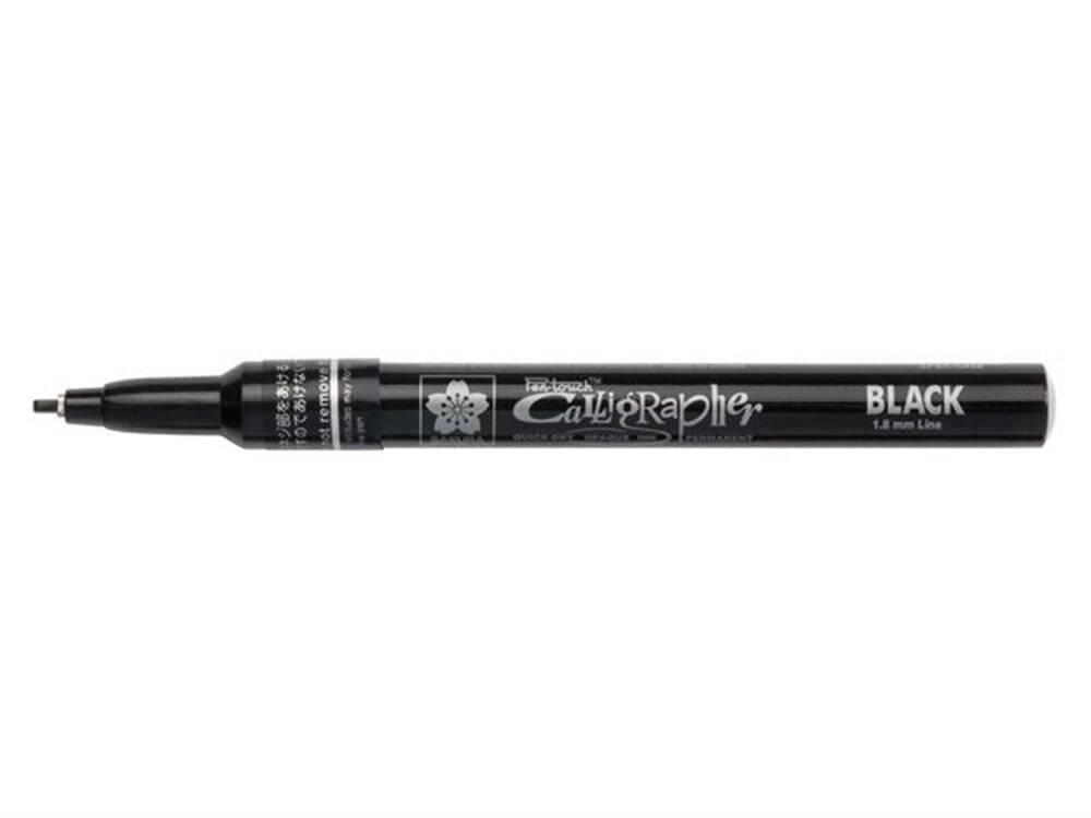Sakura Pen Touch Kaligrafi Kalemi 1,8 mm Siyah