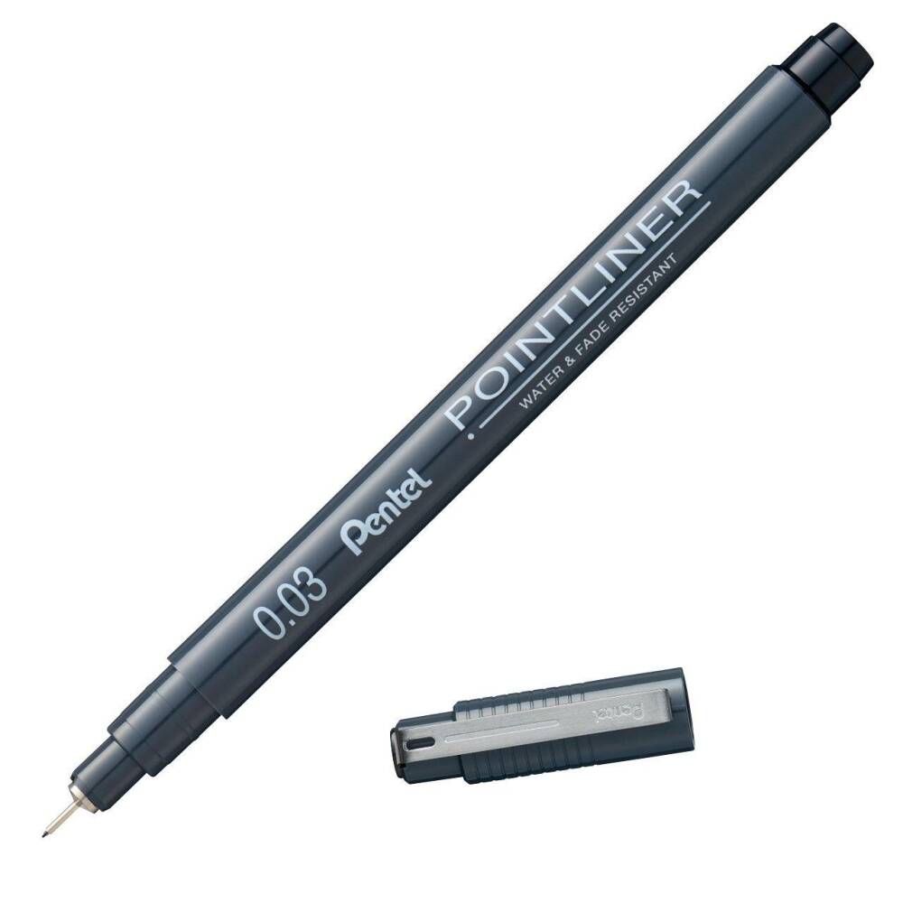 Pentel Pointliner Teknik Çizim Kalemi 0.03 mm S20P-03A