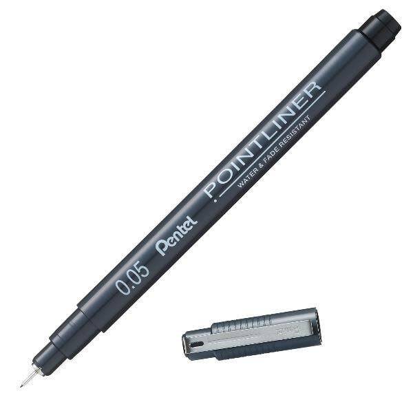 Pentel Pointliner Teknik Çizim Kalemi 0.05 mm S20P-05A