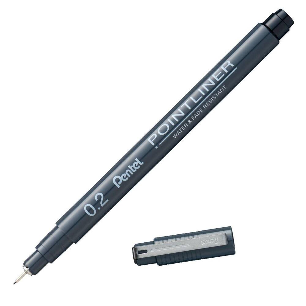 Pentel Pointliner Teknik Çizim Kalemi 0.2 mm S20P-2A