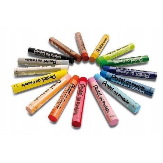 Pentel Yağlı Pastel Boya 24 Renk XXL