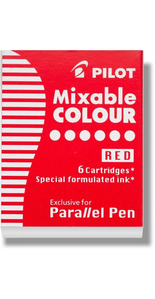 Pilot Parallel Pen Orjinal Kartuş Kırmızı 6 Adet