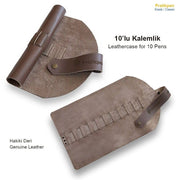 Pratikpen Leather Pen Holder 10 Pieces