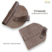 Pratikpen Leather Pen Holder 5 Pieces