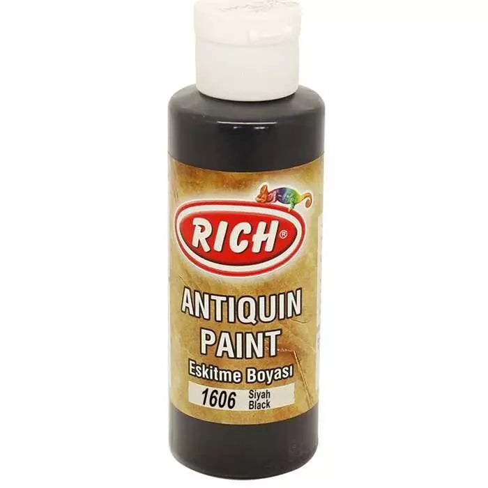 Rich Eskitme Boyası 3040 Siyah 120 cc