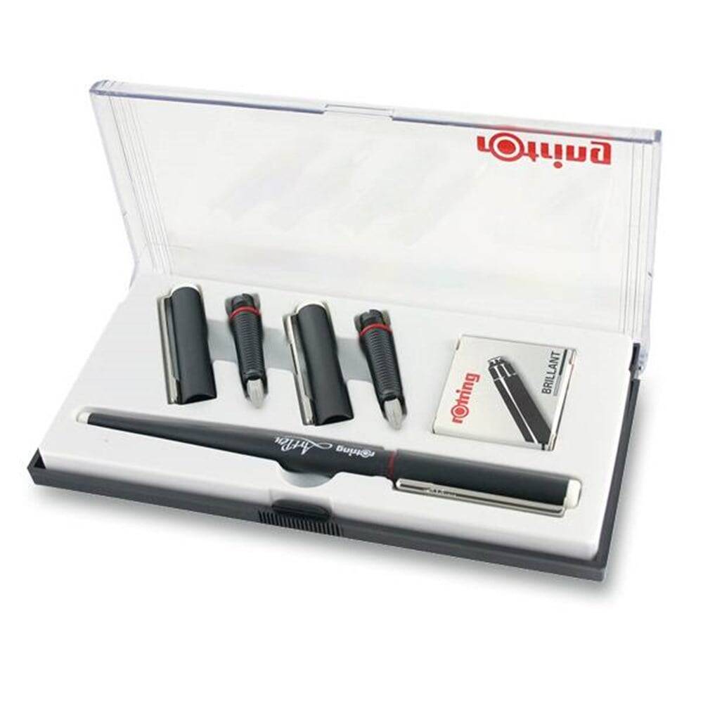 Rotring Artpen Dolma Kalem Seti 1 mm- 1,5 mm - 2 mm (Hat İçin Özel Kesilmiş)