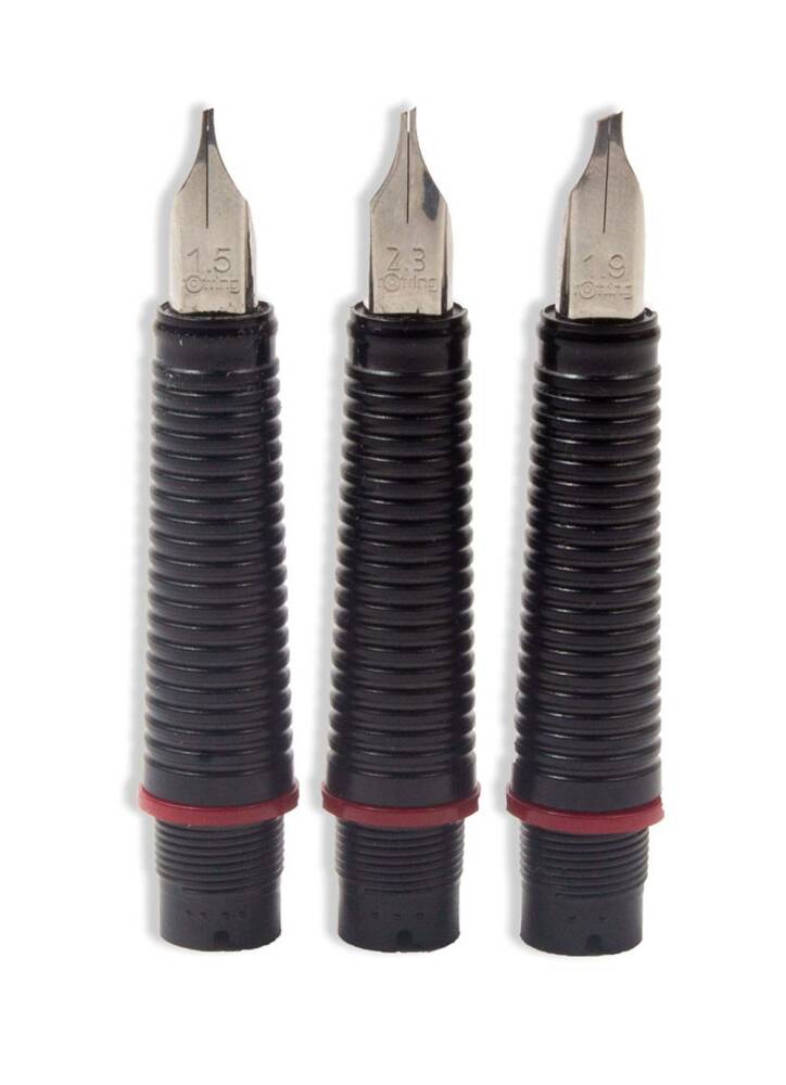 Rotring Artpen Dolma Kalem Seti 1 mm- 1,5 mm - 2 mm (Hat İçin Özel Kesilmiş)