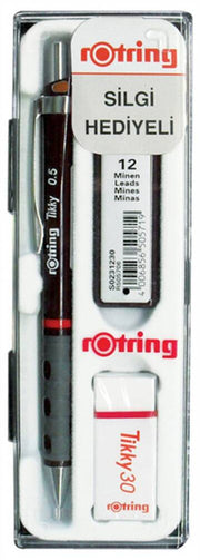 Rotring Tikky Versatil Okul Seti 0,5 mm Bordo