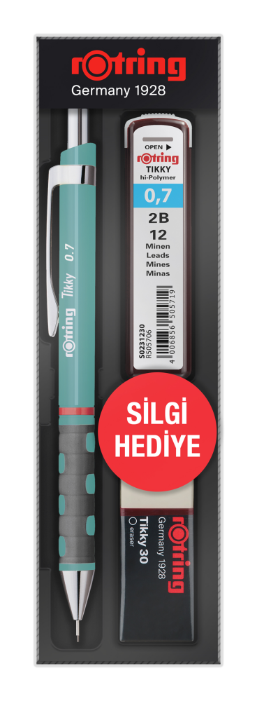Rotring Tikky Versatil Okul Seti 0,7 mm Deniz Mavi