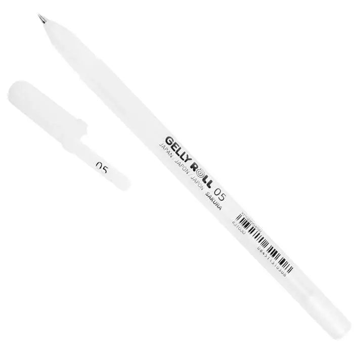 Sakura Gelly Rol 0.5- Beyaz Roller Jel Kalem