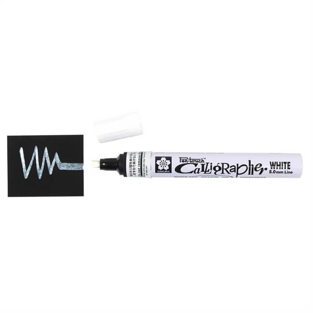 Sakura Pen Touch Kaligrafi Kalemi 5.0mm - White