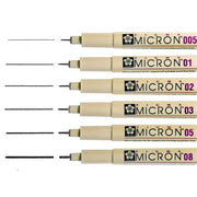 Sakura Pigma Micron Çizim Kalemi Siyah 0.25 mm