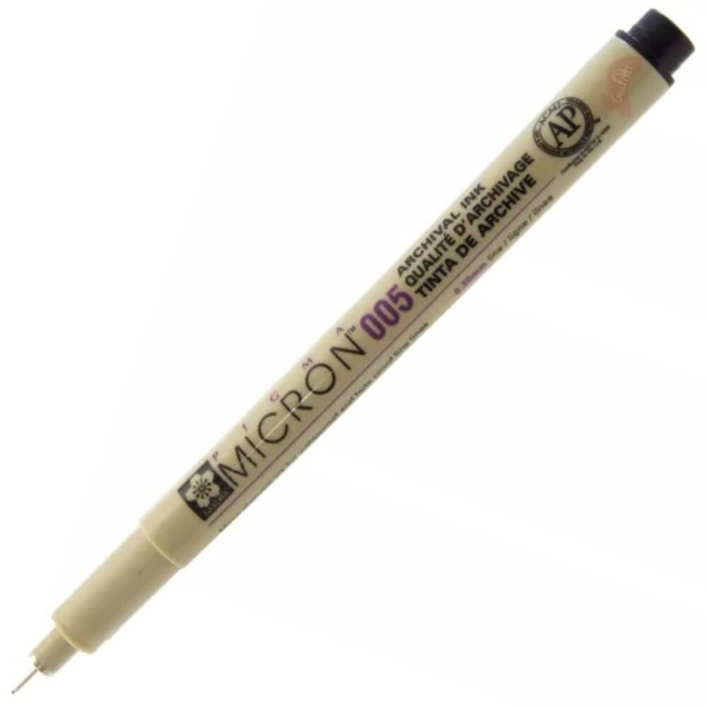 Sakura Pigma Micron Çizim Kalemi Siyah 0.2 mm