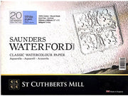 Saunders Waterford Suluboya Blok High White 12x9 cm 300gr 20 sf