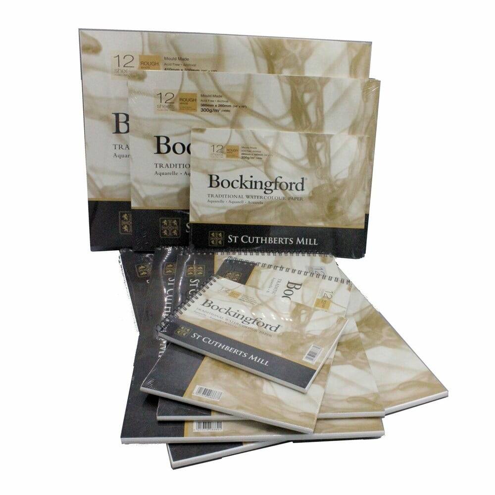 Saunders Waterford Suluboya Blok Rough White 36x26cm 300gr 12syf