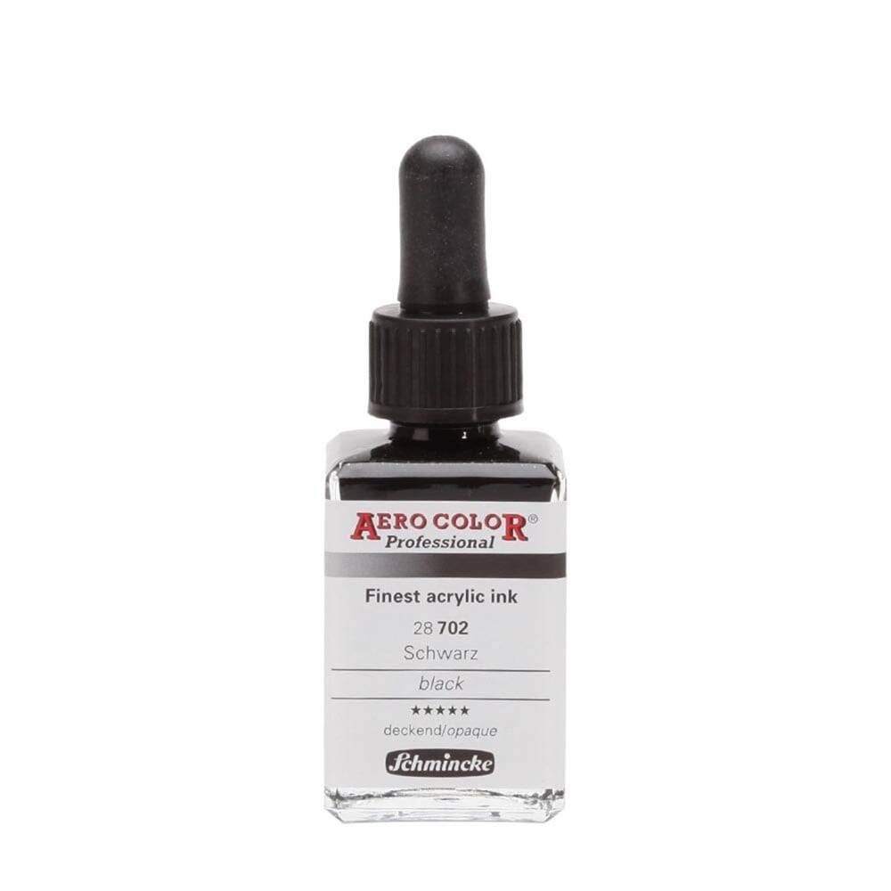 Schmincke Aero Color Akrilik Airbrush Mürekkebi 28 ml 702 Black