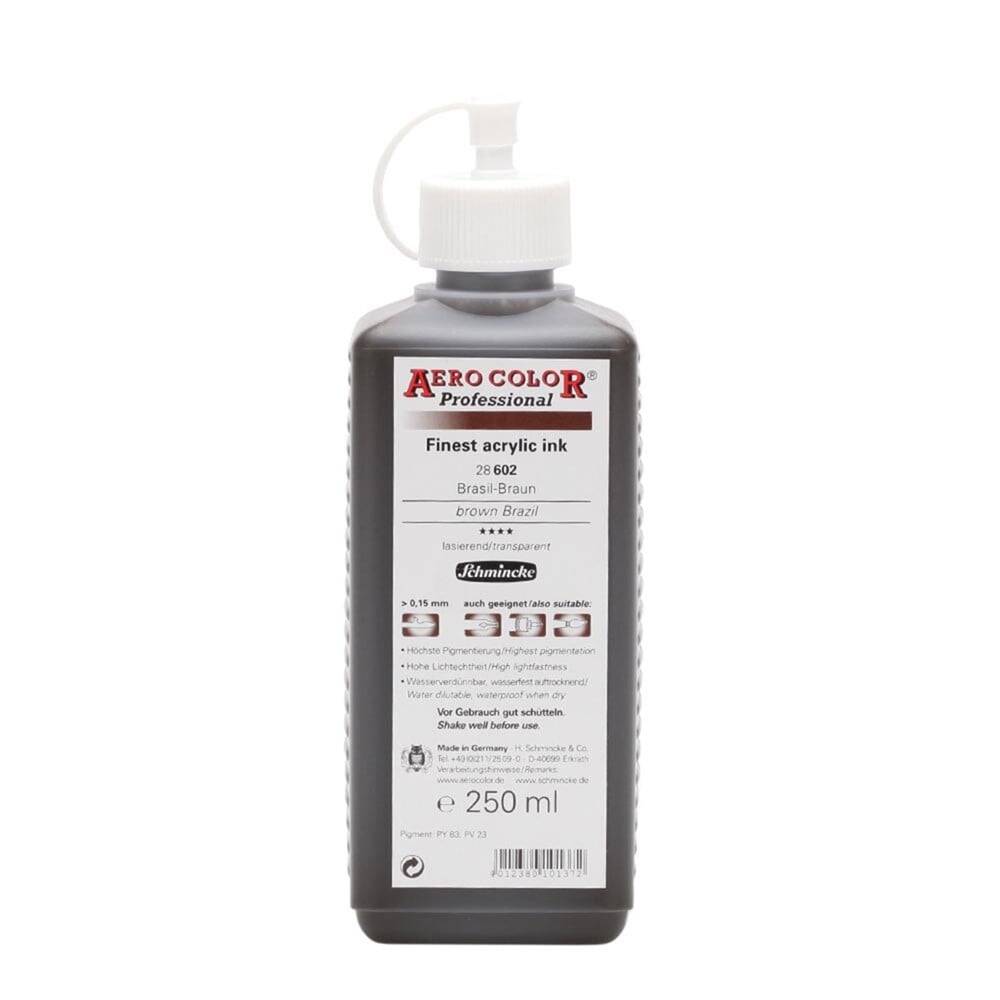 Schmincke Aero Color Akrilik Mürekkep 250 ml 602 BroBrazil