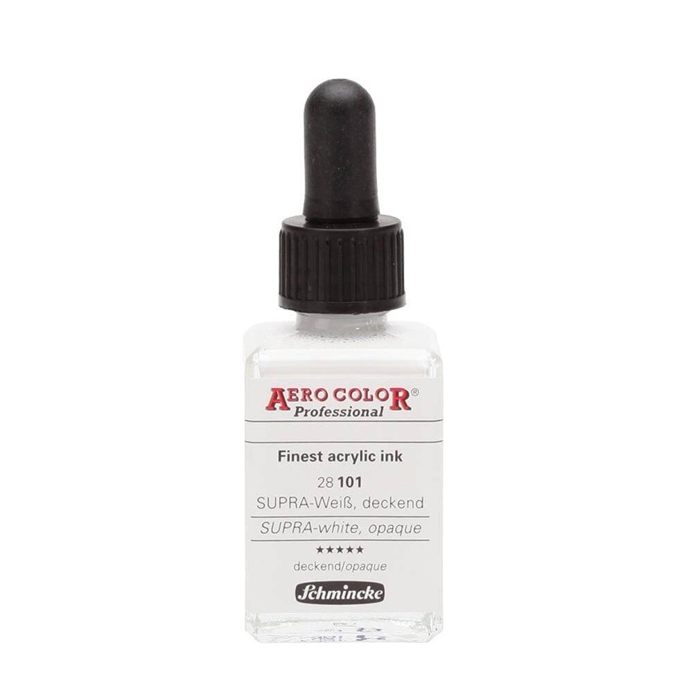Schmincke Aero Color Akrilik Mürekkep 28 ml 101 Supra White Opaque
