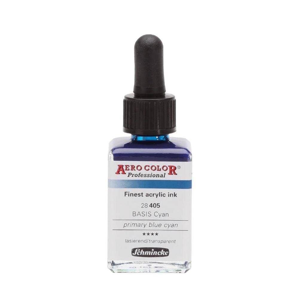 Schmincke Aero Color Akrilik Mürekkep 28 ml 405 Primary Blue Cyan