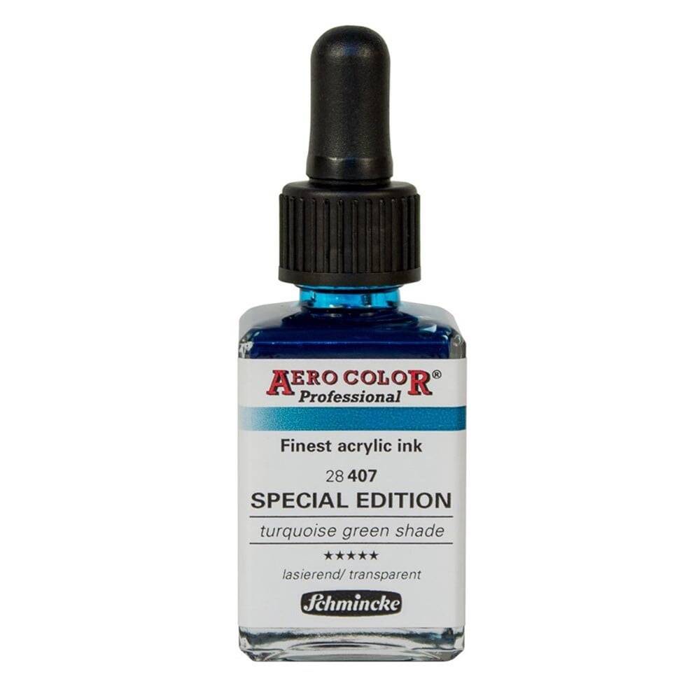 Schmincke Aero Color Akrilik Mürekkep 28 ml 407 Turquoise Blue