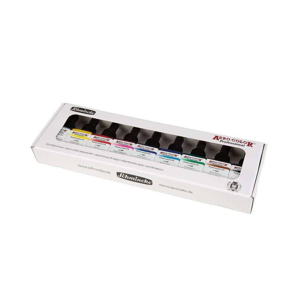 Schmincke Aero Color Akrilik Mürekkep Set 9x28ml