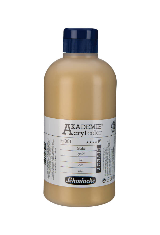 Schmincke Akademie Acryl Color Akrilik Boya 500 ml 801 Gold