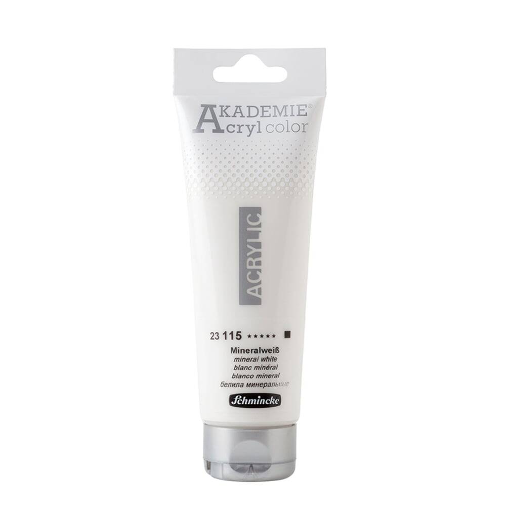 Schmincke Akademie Akrilik Boya 120 ml 115 Mineral White
