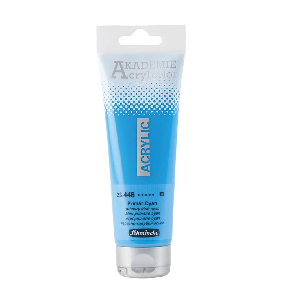 Schmincke Akademie Akrilik Boya 120 ml 446 Primary Blue Cyan