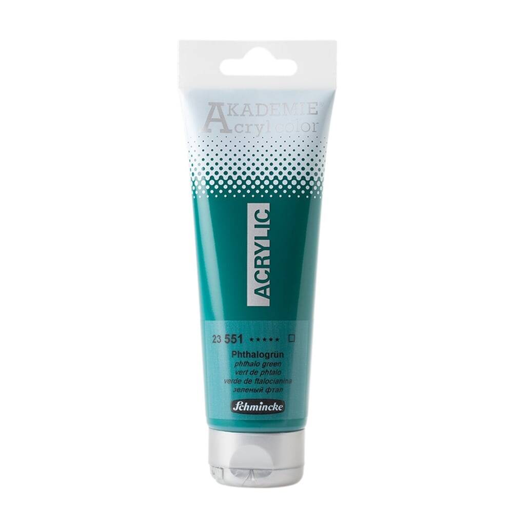 Schmincke Akademie Akrilik Boya 120 ml 551 Phthalo Green