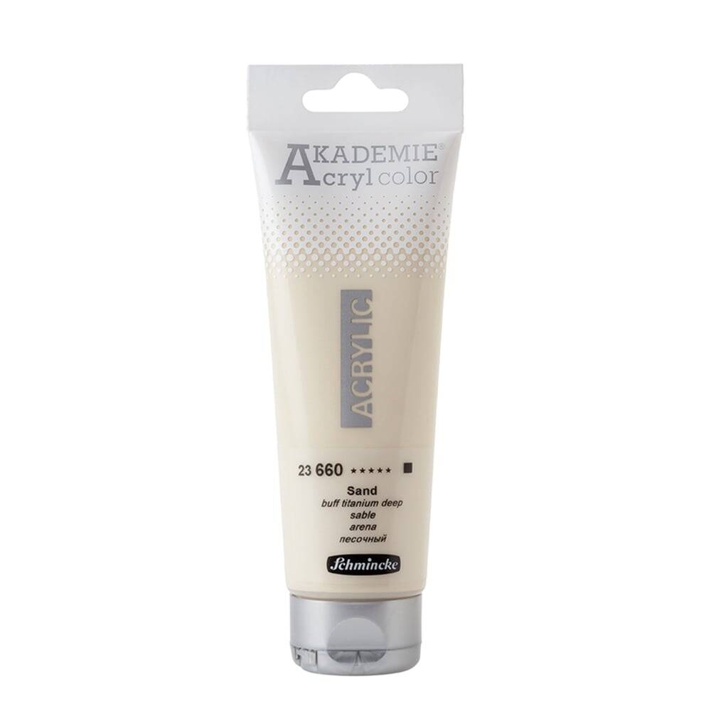 Schmincke Akademie Akrilik Boya 120 ml 660 Buff Titanium Deep