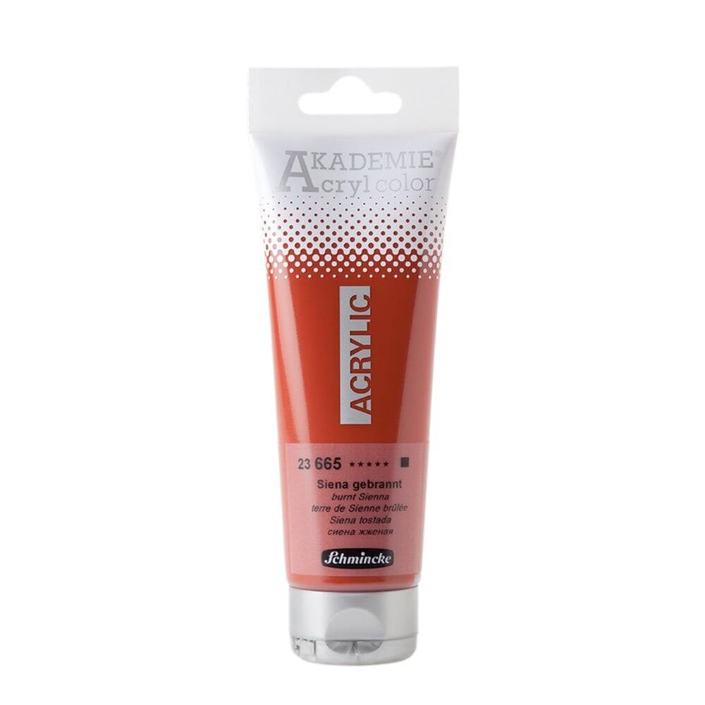 Schmincke Akademie Akrilik Boya 120 ml 665 Burnt Sienna