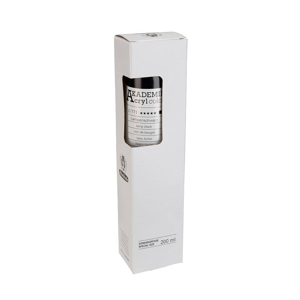 Schmincke Akademie Acrylic Paint 200 ml 771 Lamp Black
