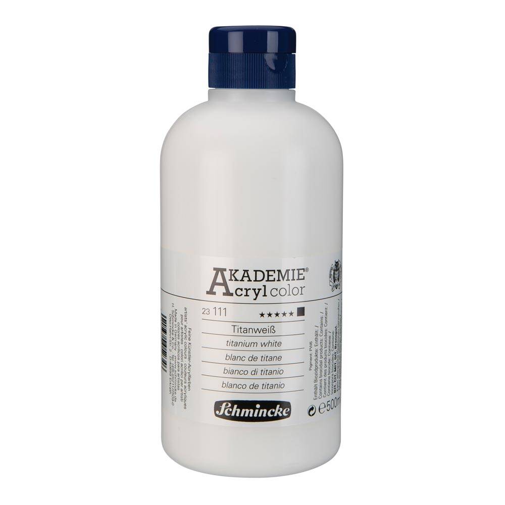 Schmincke Akademie Akrilik Boya 500 ml 111 Titanium White