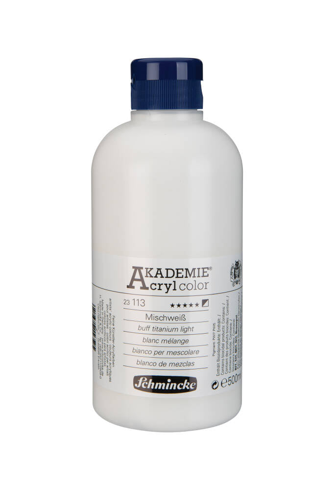 Schmincke Akademie Akrilik Boya 500 ml 113 Mixing White