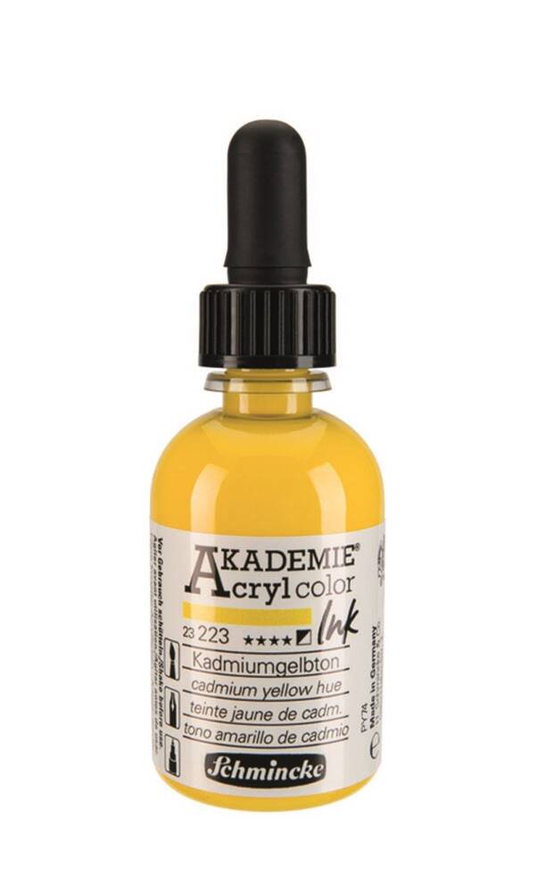 Schmincke Akademie Akrilik Mürekkep 50 ml 223 Cadmium Yellow Hue