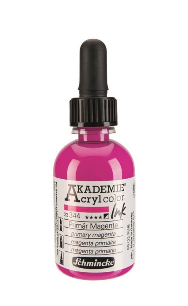 Schmincke Akademie Akrilik Mürekkep 50 ml 344 Primary Magenta