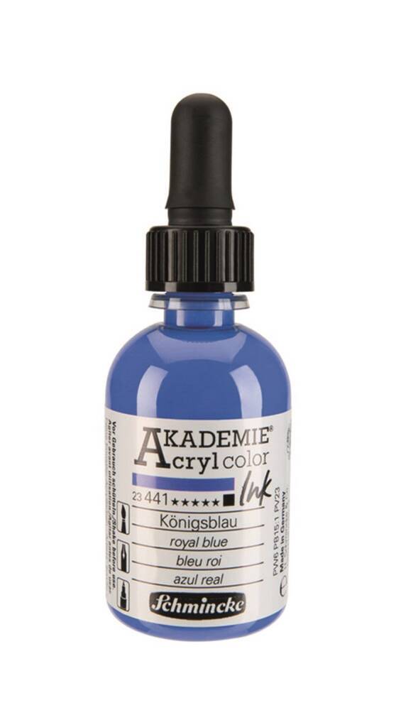 Schmincke Akademie Akrilik Mürekkep 50 ml 441 Royal Blue